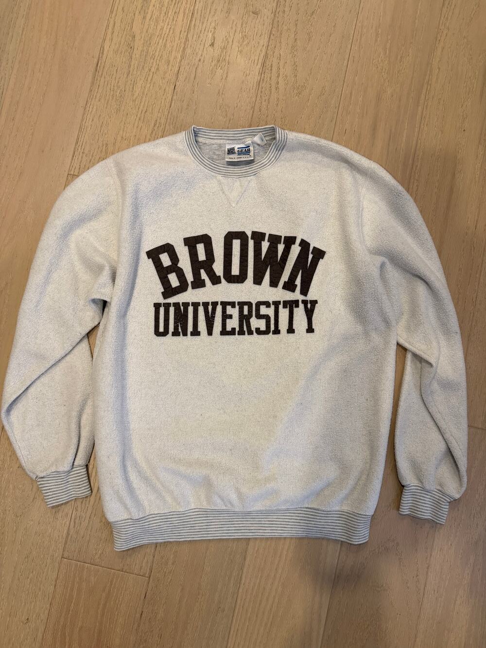 Vintage Brown University Crewneck Sweatshirt